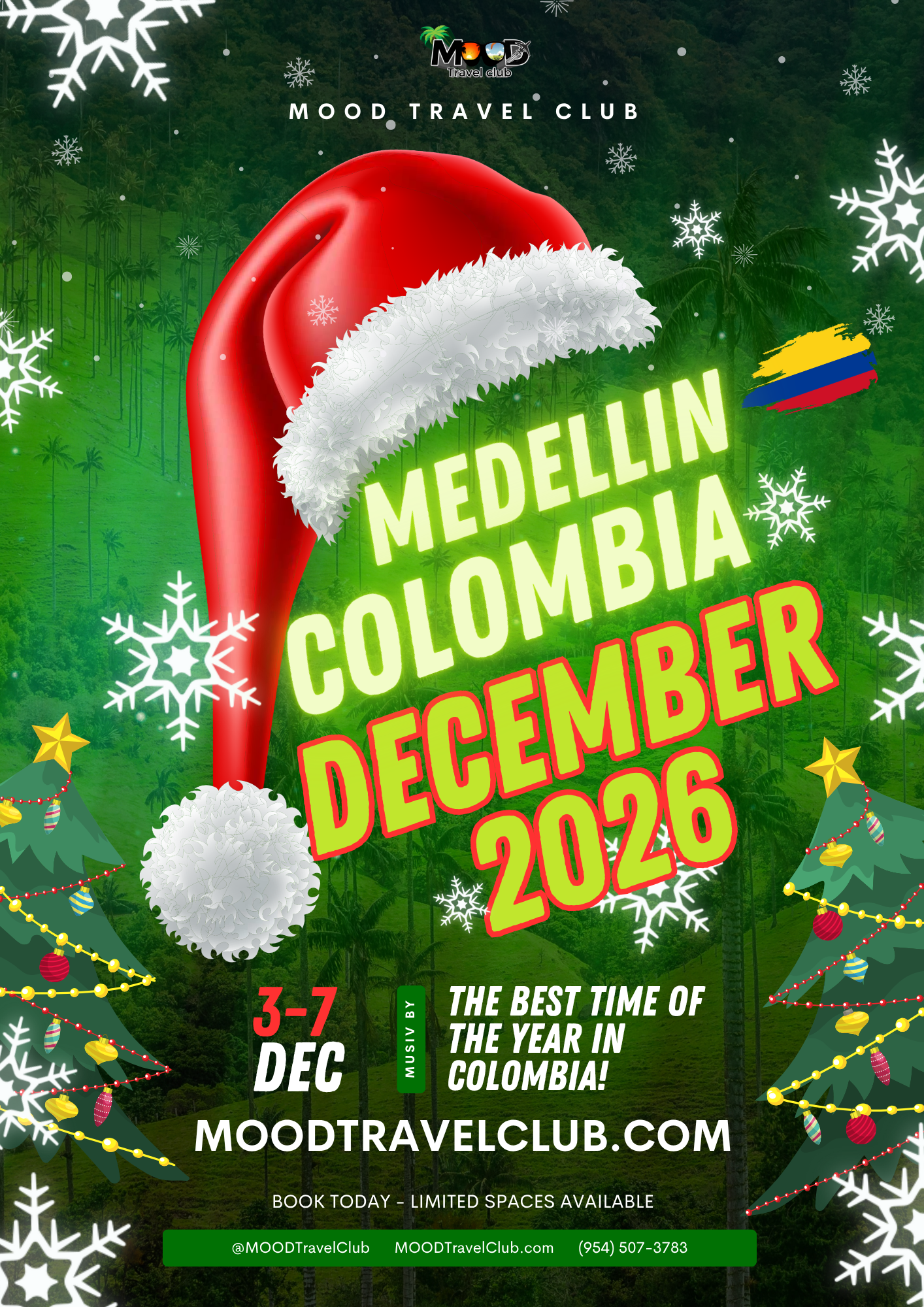 Experience The Magic In December : MOOD Takes Medellin! December 3-7, 2026 Medellin, Colombia