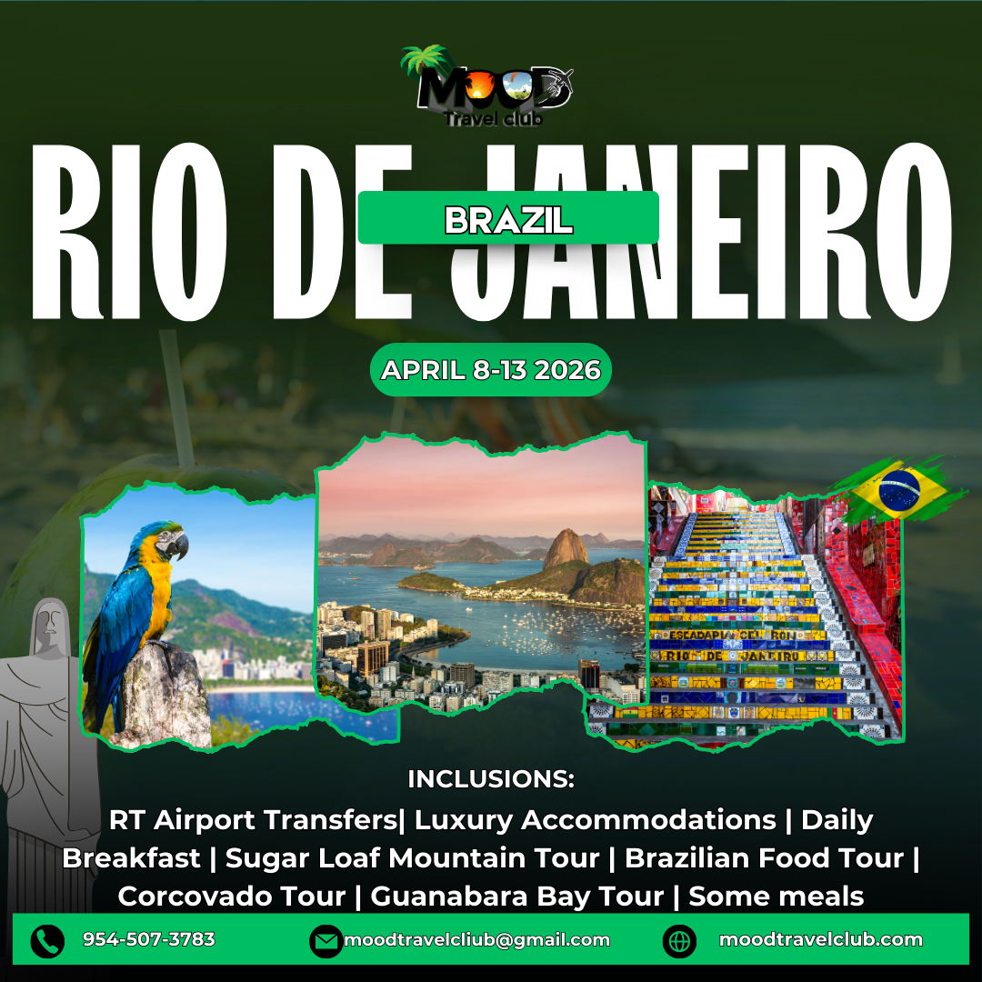 🌴 MOOD Travel Club Presents: Rio de Janeiro, Brazil – April 8–13, 2026