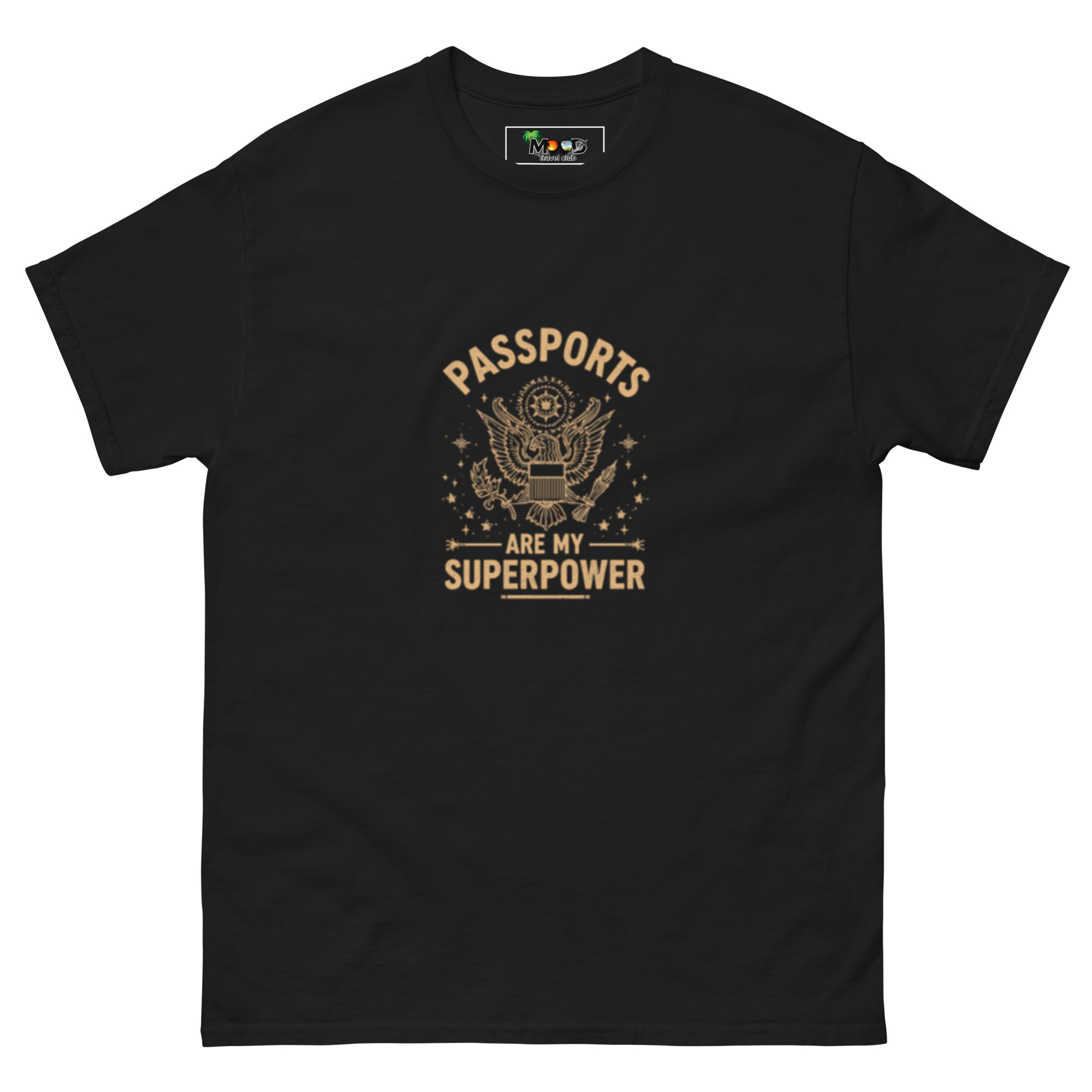 Passports Are My Super Power T-Shirt 2 Passports Are My Super Power T-Shirt - Image 2