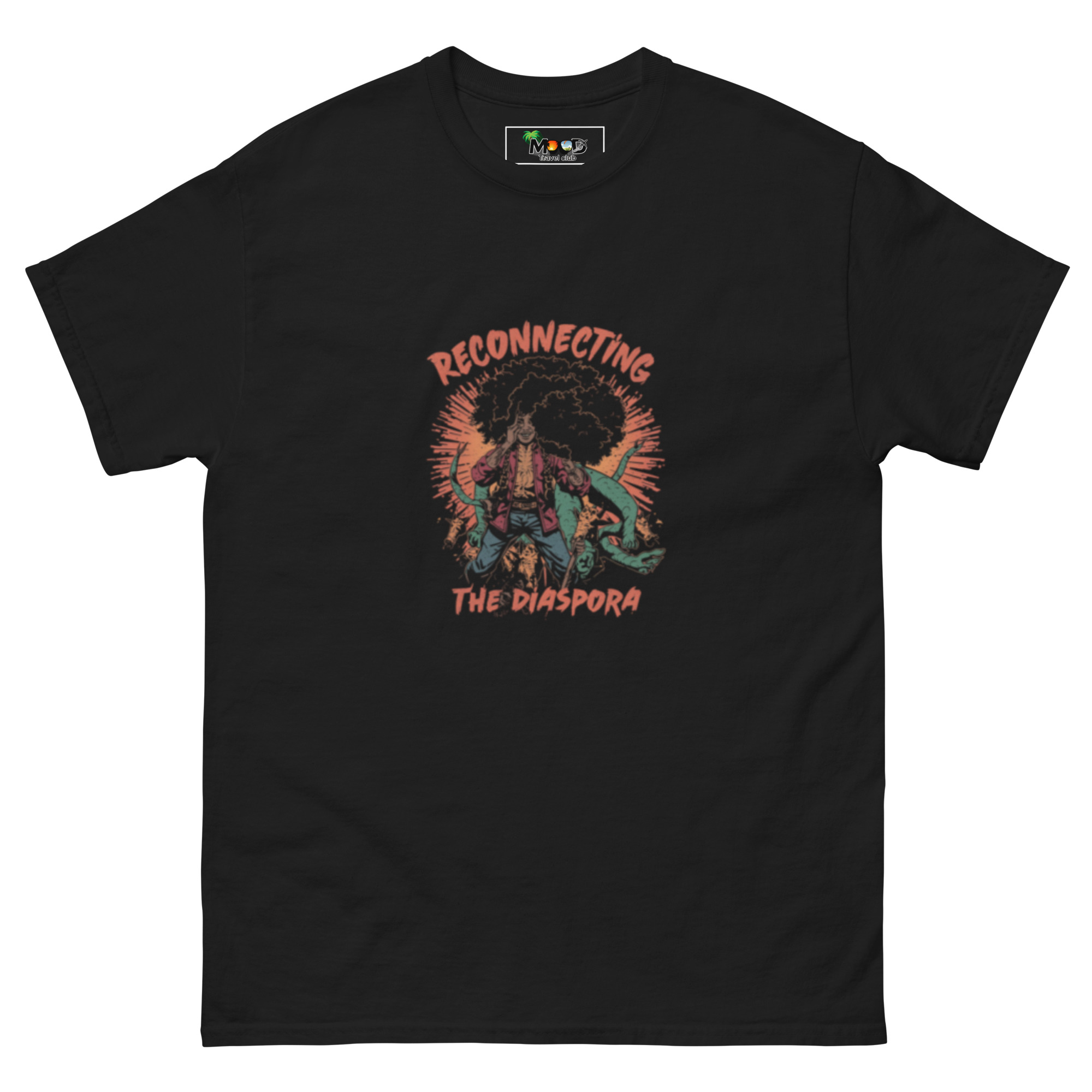 Reconnecting The Diaspora T-Shirt 8 unisex classic tee black front 68d07b011535c