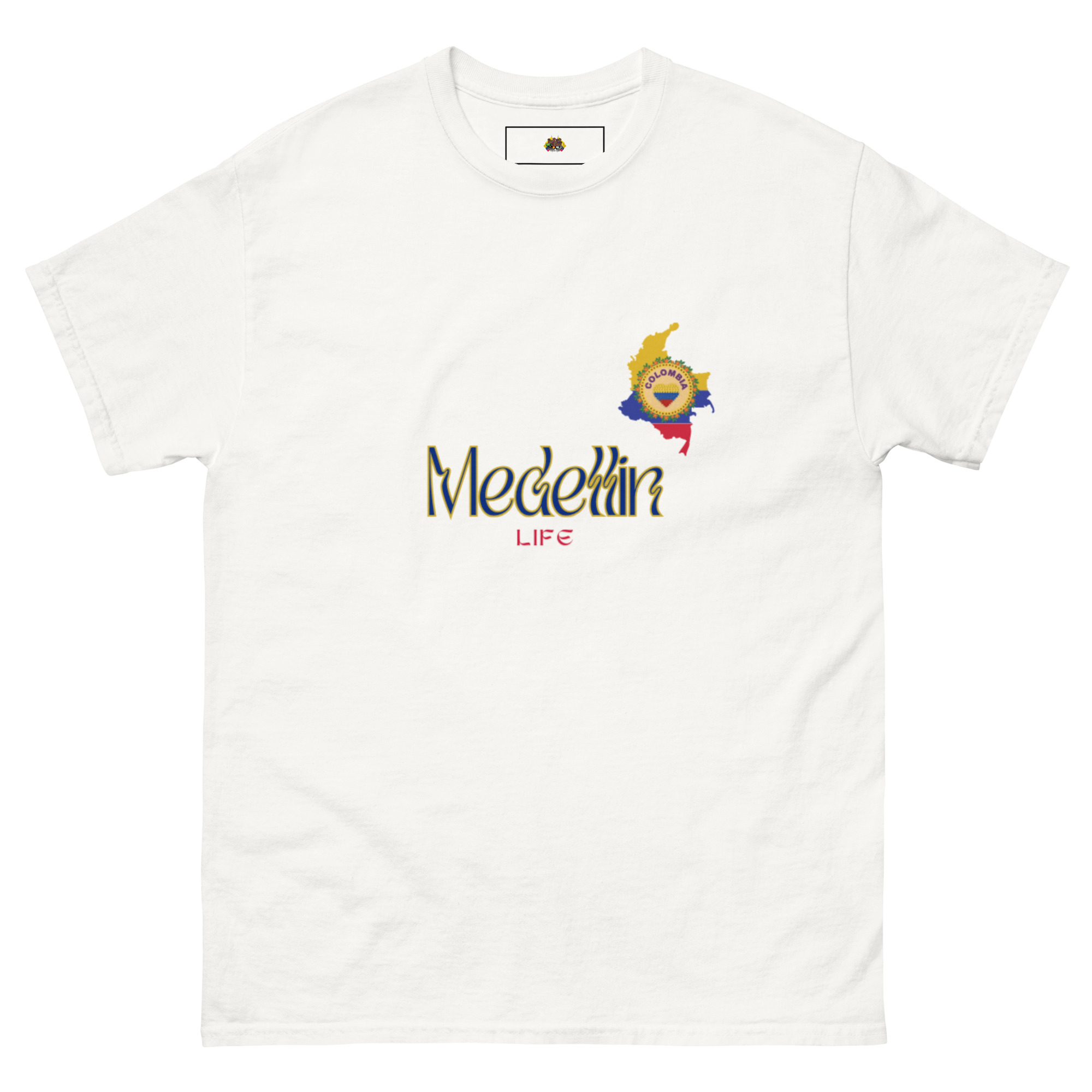 Medellin, Colombia 5 days/ 4 nights hotel stay up to 2 adults T-shirt 8 unisex classic tee white front 68d0543aee4bf
