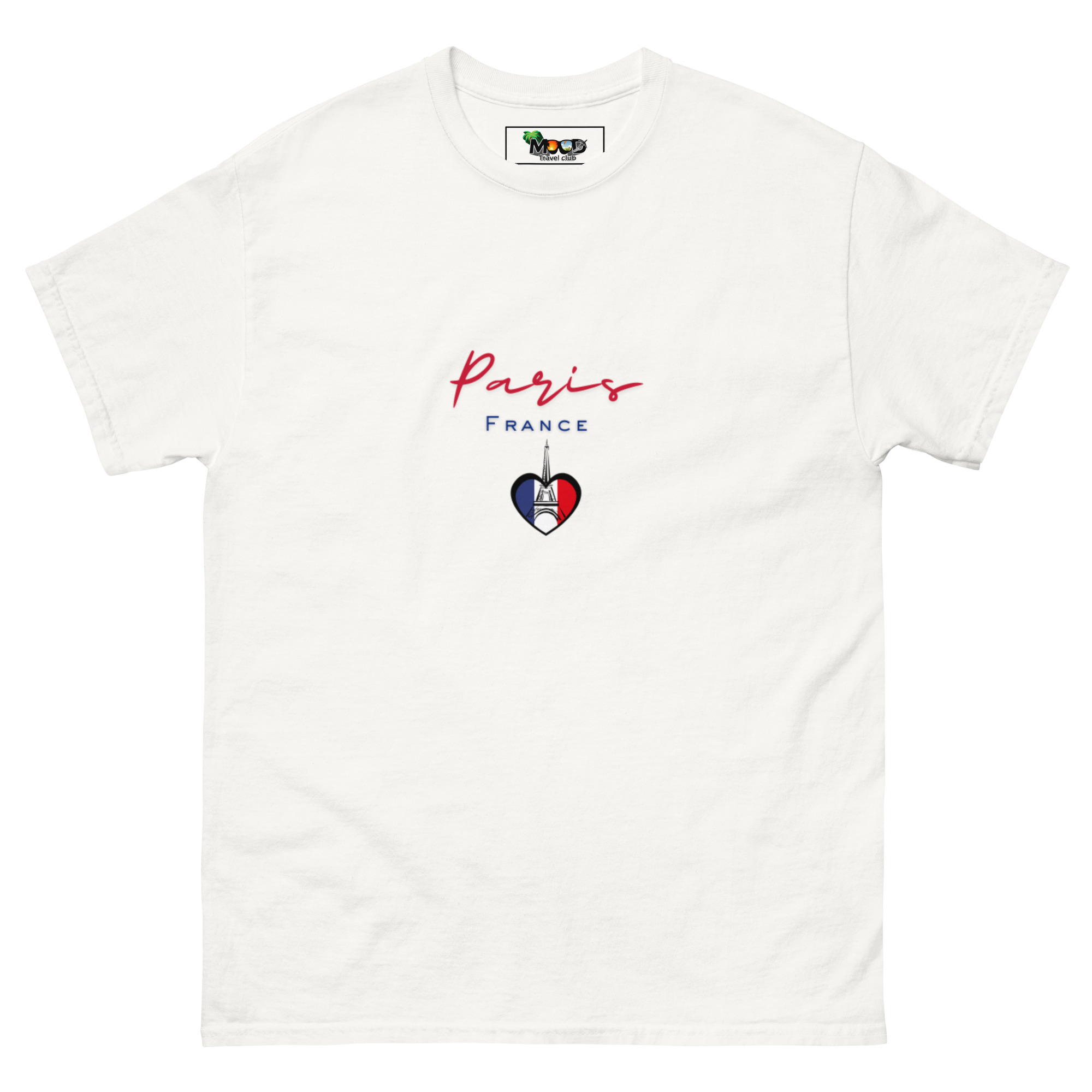 Paris, France 5 days/ 4 nights hotel stay up to 2 adults T-shirt 8 unisex classic tee white front 68d058c66269e