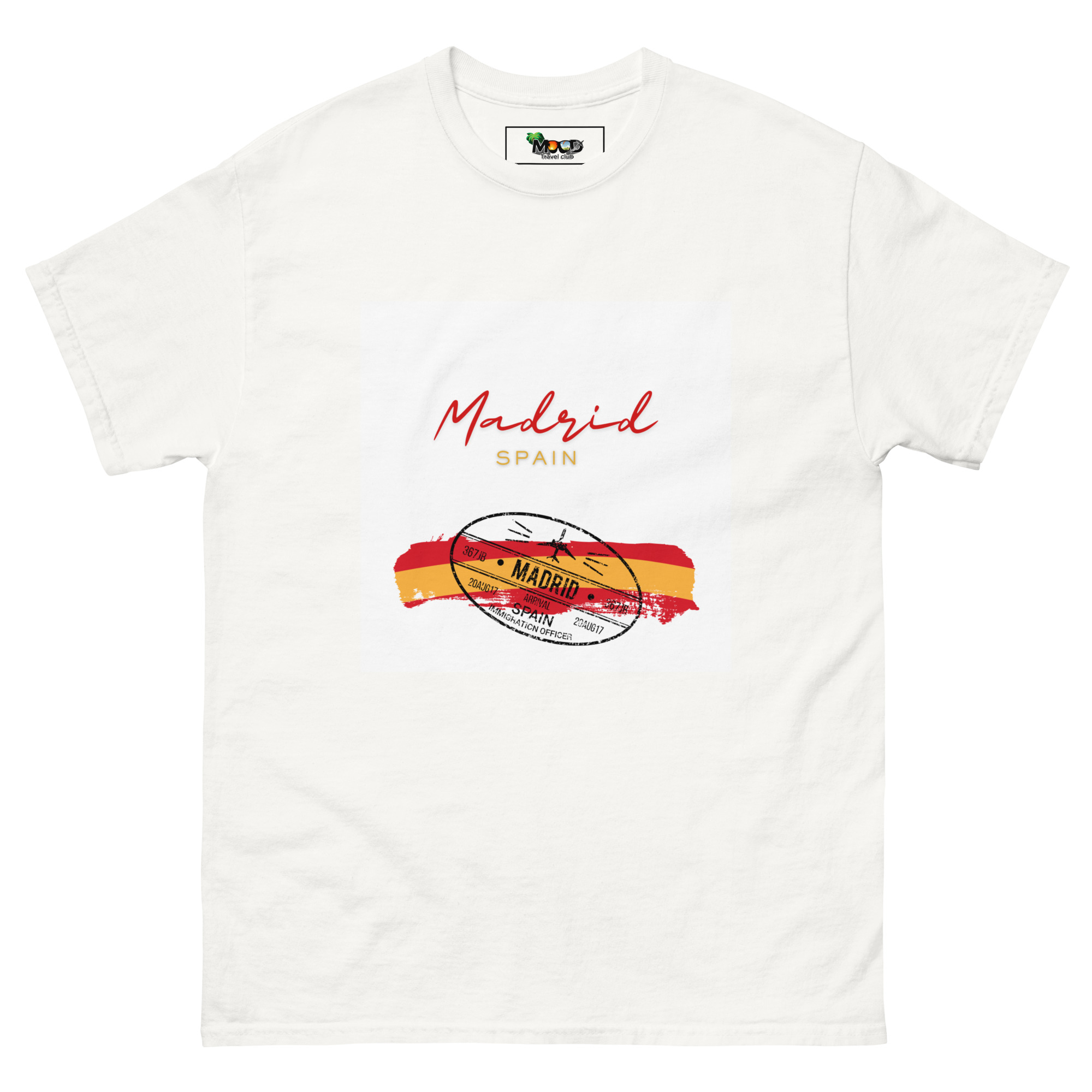 unisex classic tee white front 68d05d358f425