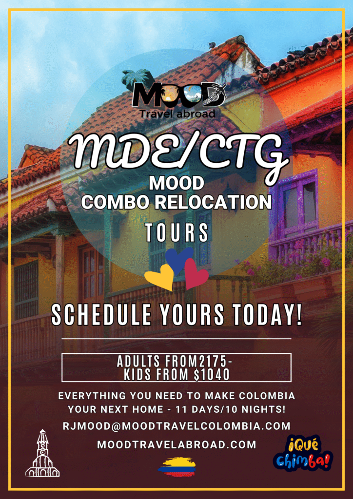 11 Days / 10 Nights Medellín & Cartagena Relocation Tour