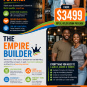 Empire Builder Colombia business visa relocation package