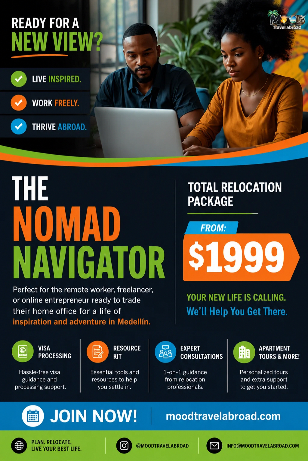 Nomad relocation — Mood Travel Abroad