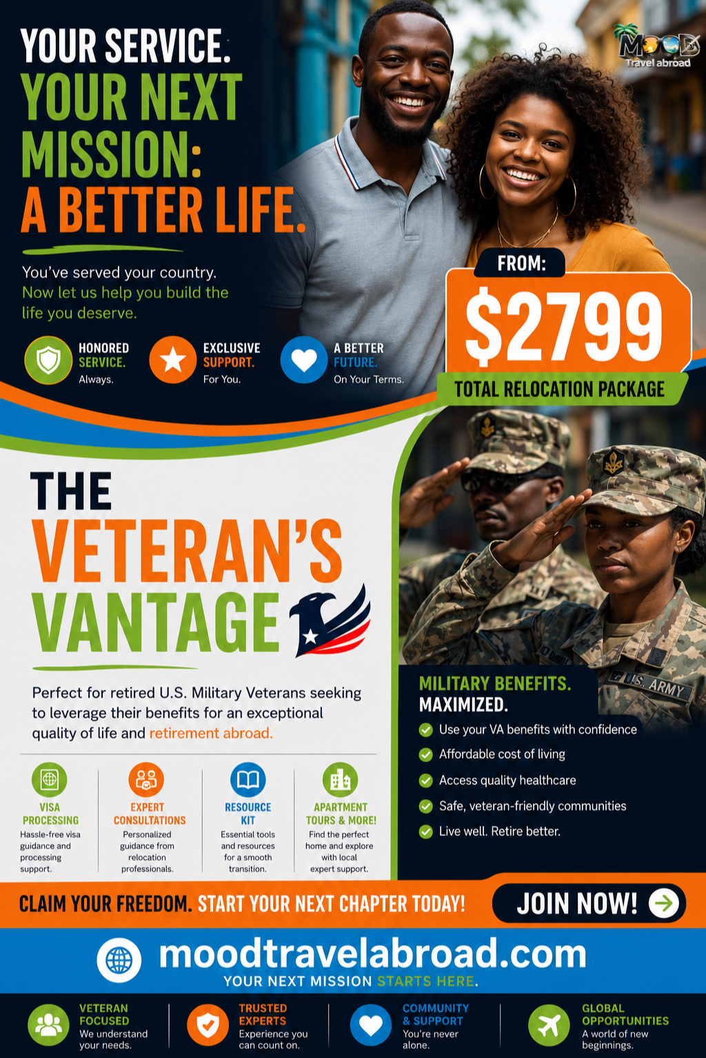 Colombia relocation for veterans — Mood Travel Abroad