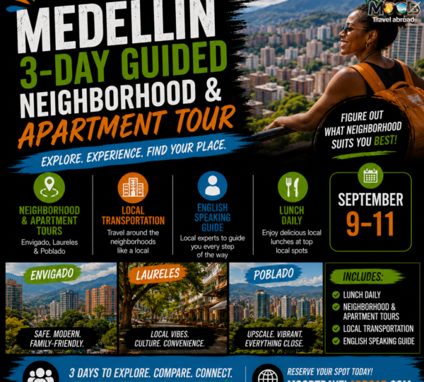 September 9-11,2026 3-day neighborhood & apartment tour