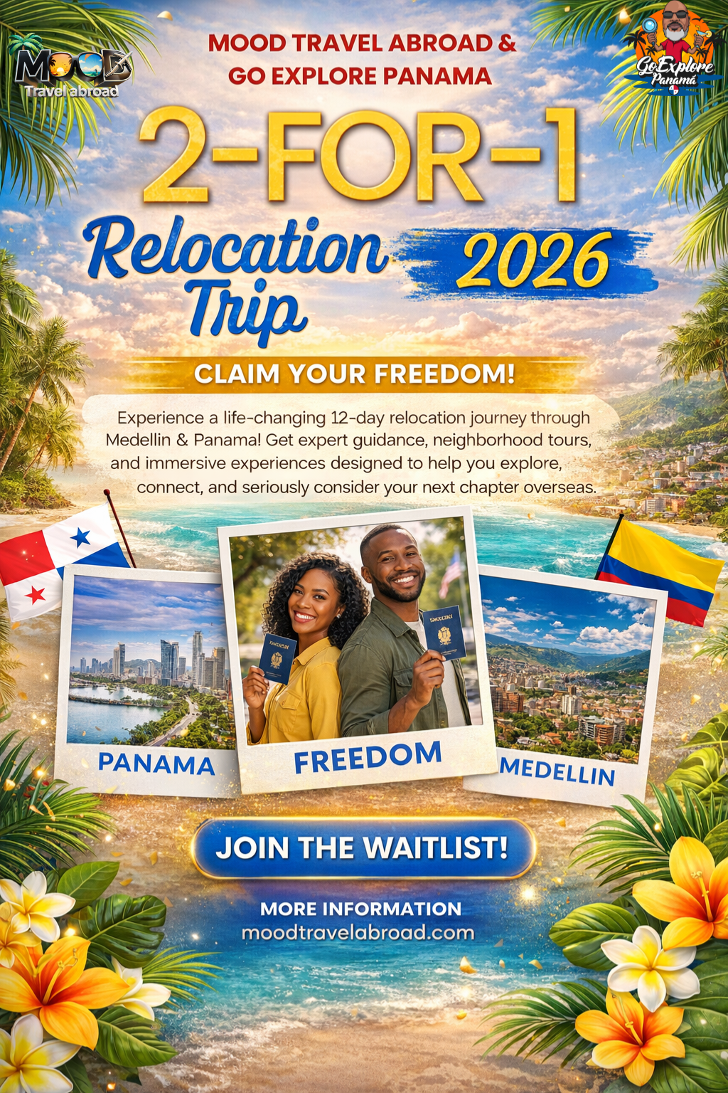 2027 Relocation Tour: Panama City & Medellín