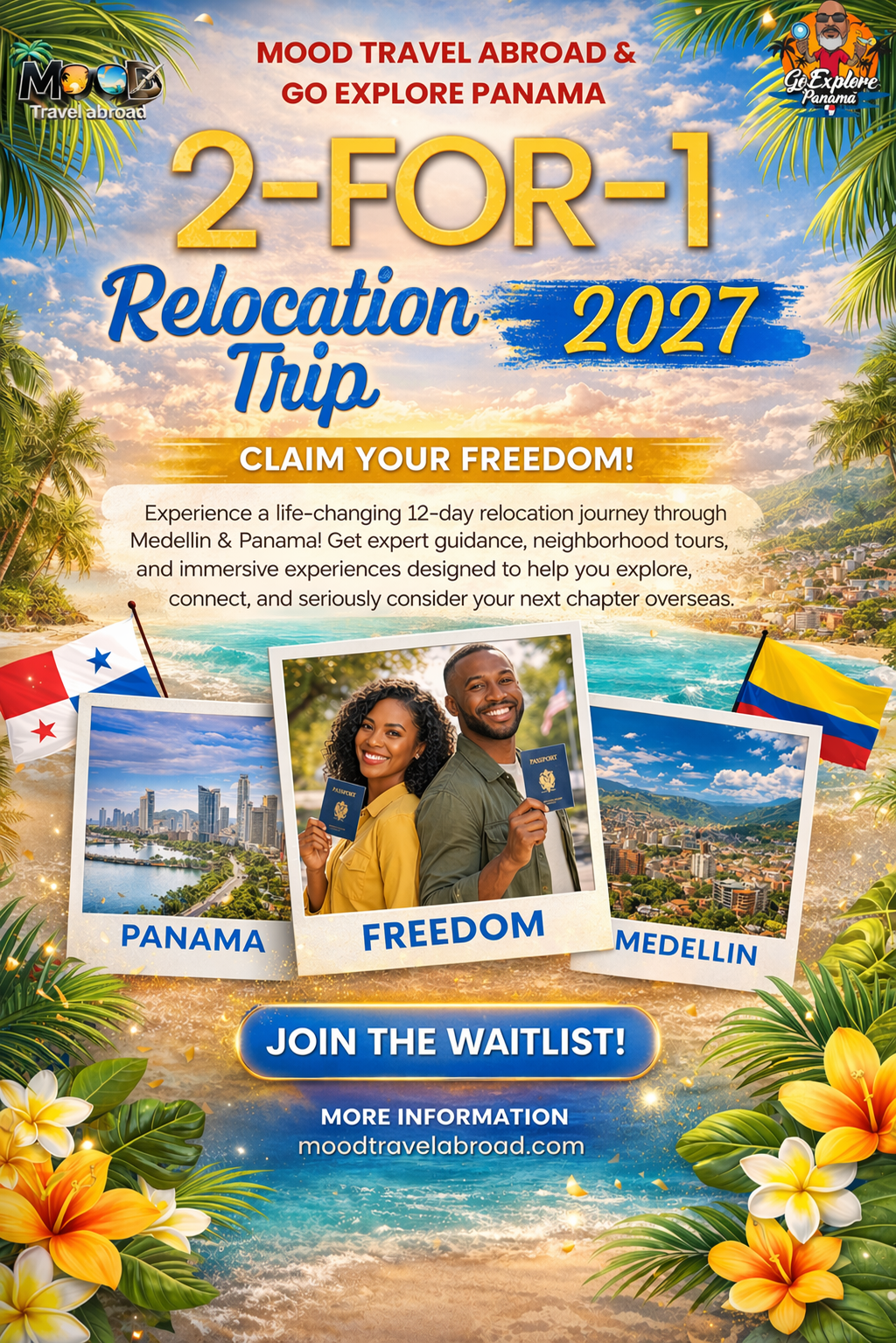 2027 Relocation Tour: Panama City & Medellín