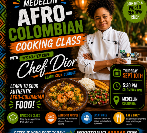Afro-Colombian Cooking Class With Chef Dior | Sept 10