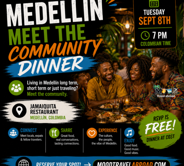 Medellín Expat Dinner at Jamaiquita | Sept 8, 2026