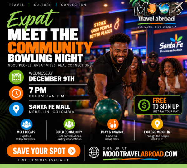 Expat Bowling Night Medellin | December 9, 2026