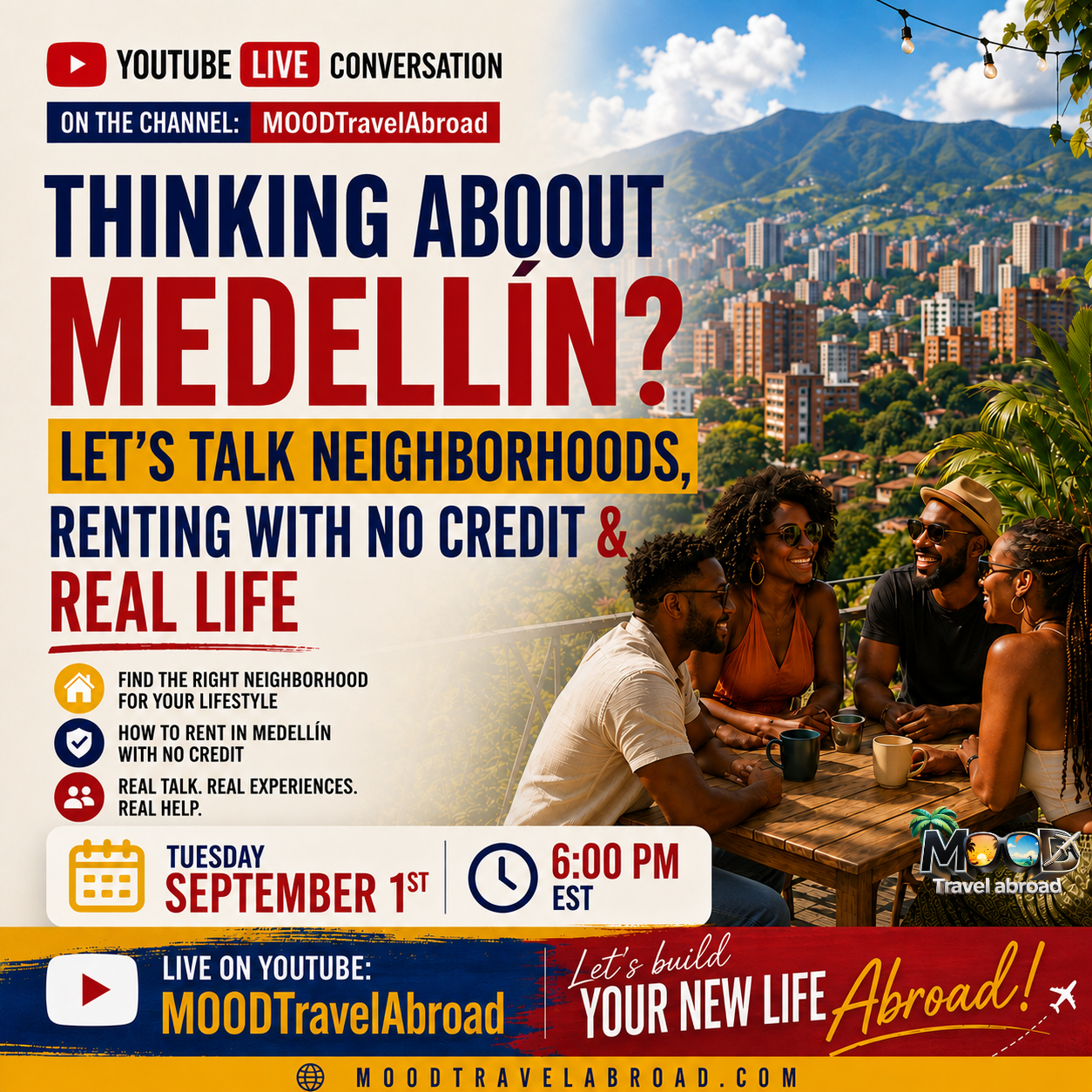 Mood Travel Abroad LIVE Q+A | Black Expats 2 Tues Sep 1 (1)